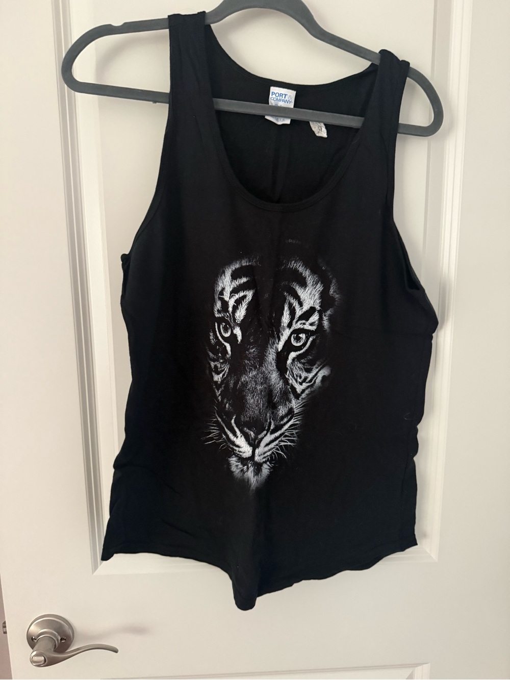 Black Tiger Graphic Tank Top - Women's